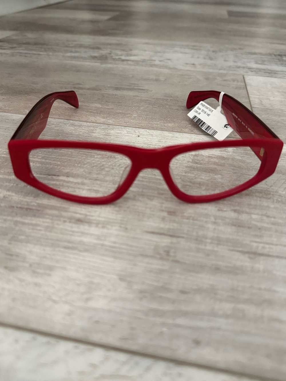 rag & bone Red Rectangular Glasses. Frame Only. Add your prescription! NWT